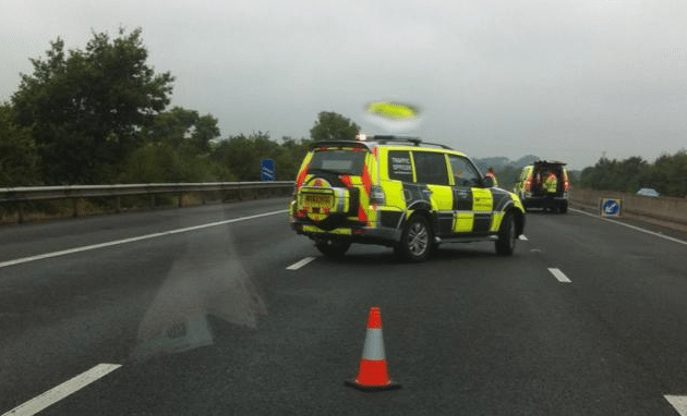 Woman charged following M5 closure
