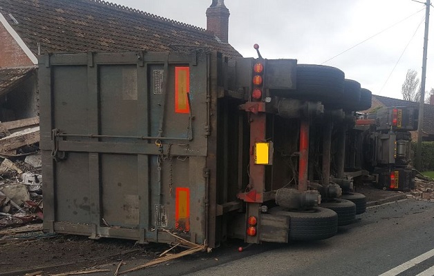 Witness appeal after lorry crashed into a house  