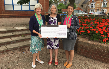 Mayors Presents Charity Cheques