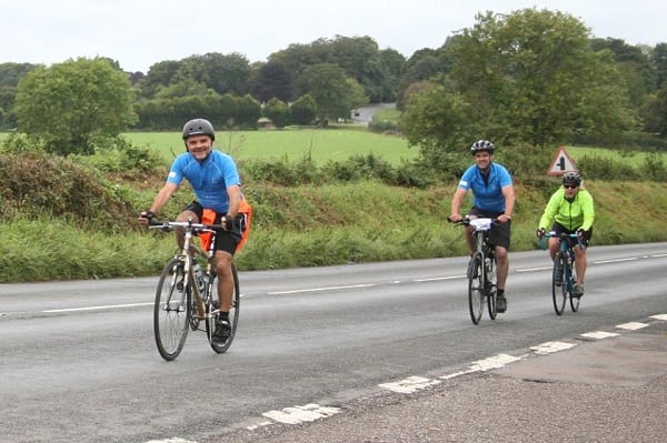 90 Villagers cycle miles for charity