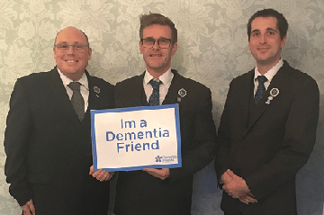 Local Funeral Director Team become Dementia Friends