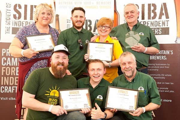 Quantock Brewery wins 4 Beer Awards