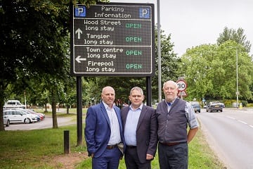 New car parking signs unveiled