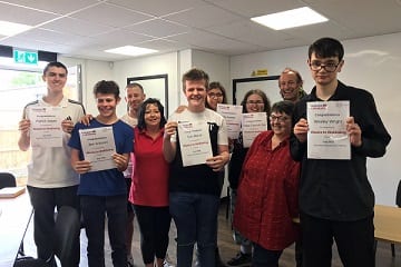 Students graduate from the first weeks wellbeing course