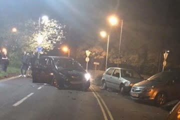 Driver bails after late night crash