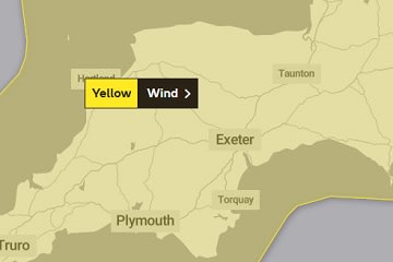 Yellow warning for South West England