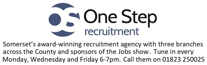 Jobs in Taunton, Somerset. One Step logo