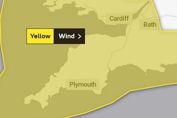 Yellow Warning Issued for Strong Winds